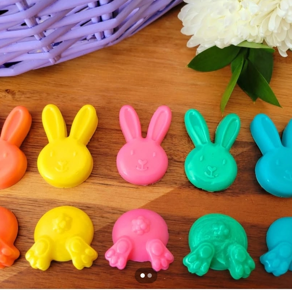 Colorful Bunny Shaped Soaps